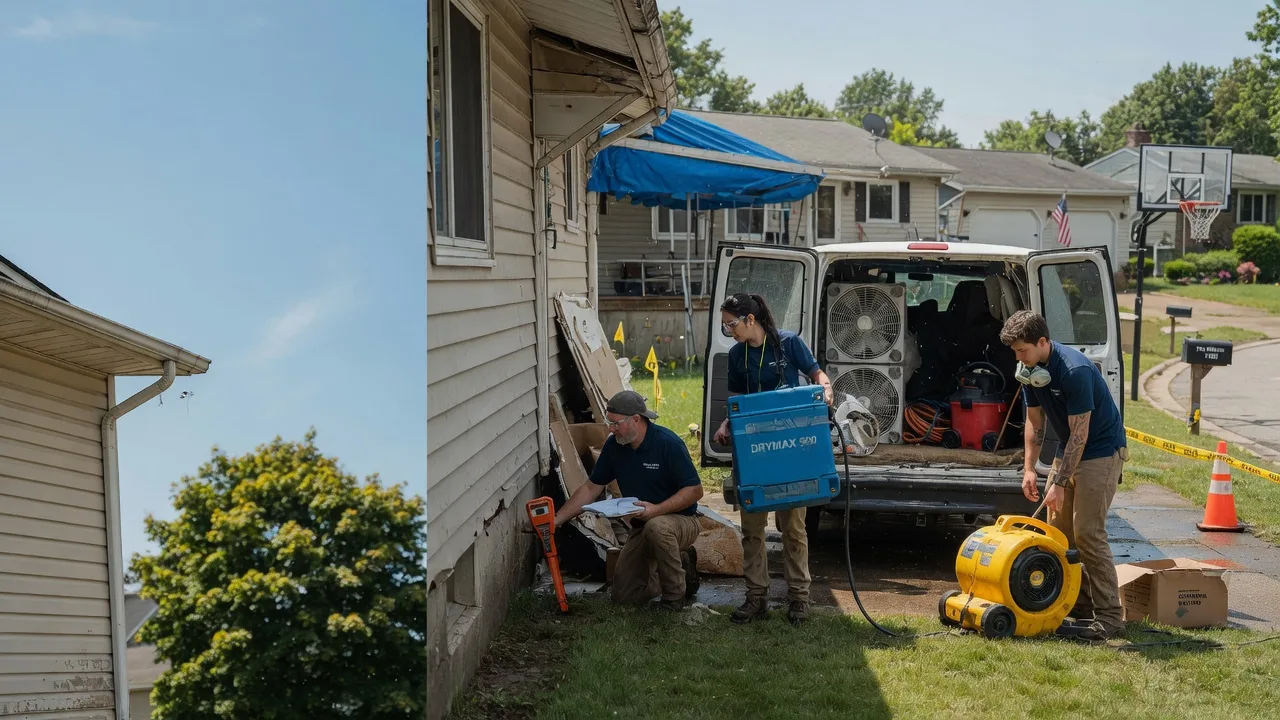Ceiling Leak Cleanup in North Vernon, IN near me